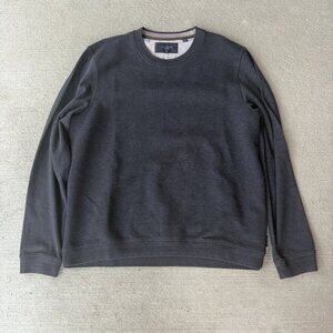Ted Baker London Textured Crewneck Sweatshirt Gray Size 6 (XXL)